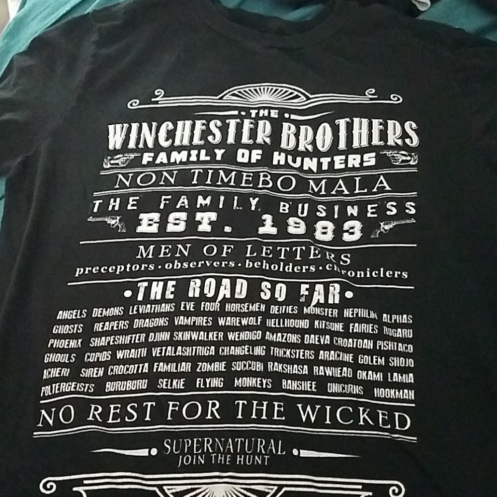 Supernatural Tshirt short sleeve